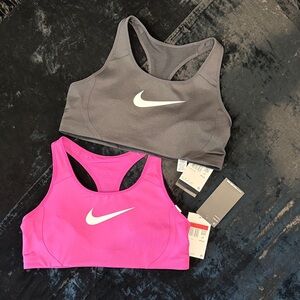 Nike Black and Pink Sports Bra Duo *NWT (LG)